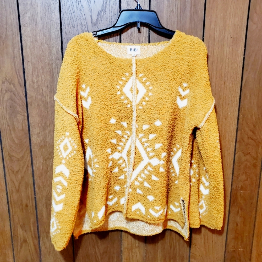 Bibi Women's Sweater Aztec Print Size Small - Picture 1 of 6